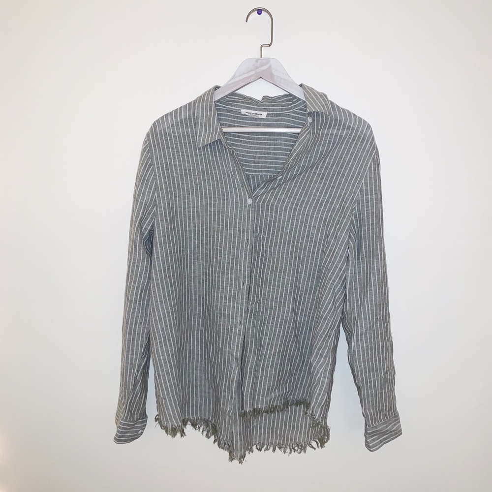 3 FOR $35 Pin Striped Linen Shirt